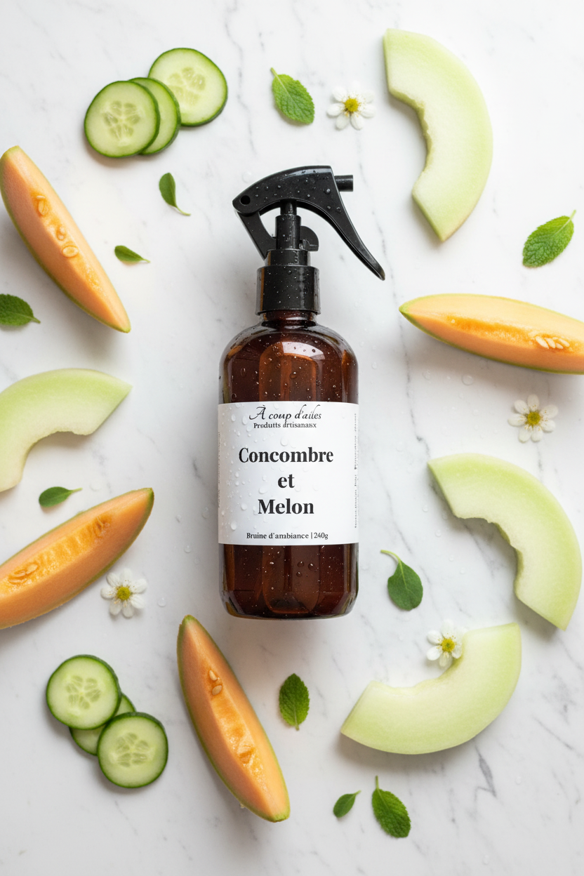 Bruine Concombre et Melon - spa épuré