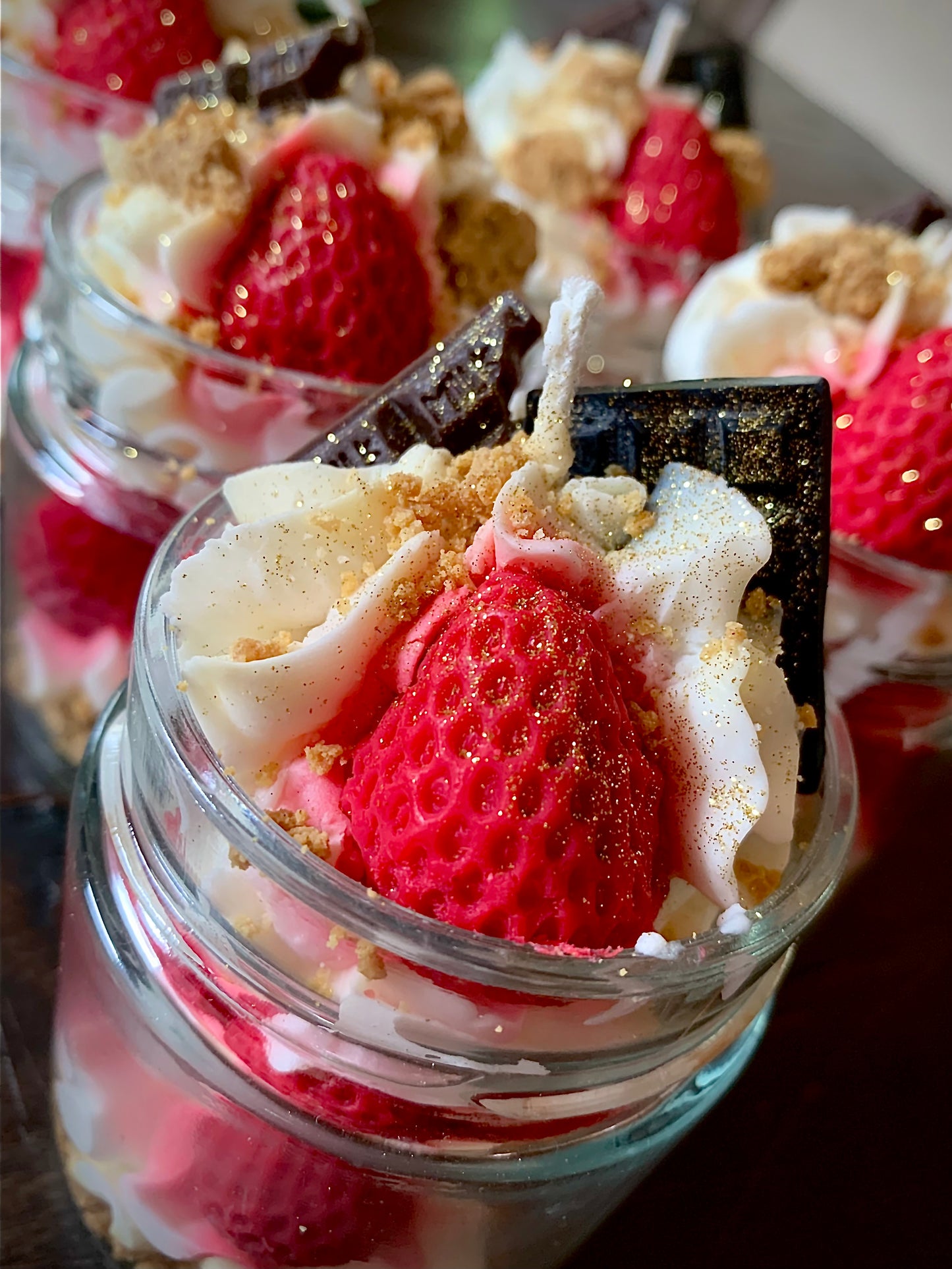 SHORTCAKE AUX FRAISES - CHANDELLE DE FANTAISIE