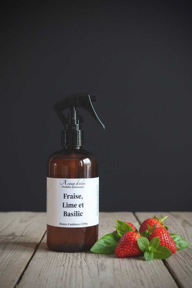 BRUINE - FRAISE, LIME ET BASILIC