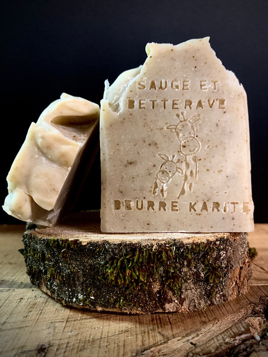 SAVON - À LA BETTERAVE ET BEURRE DE KARITÉ