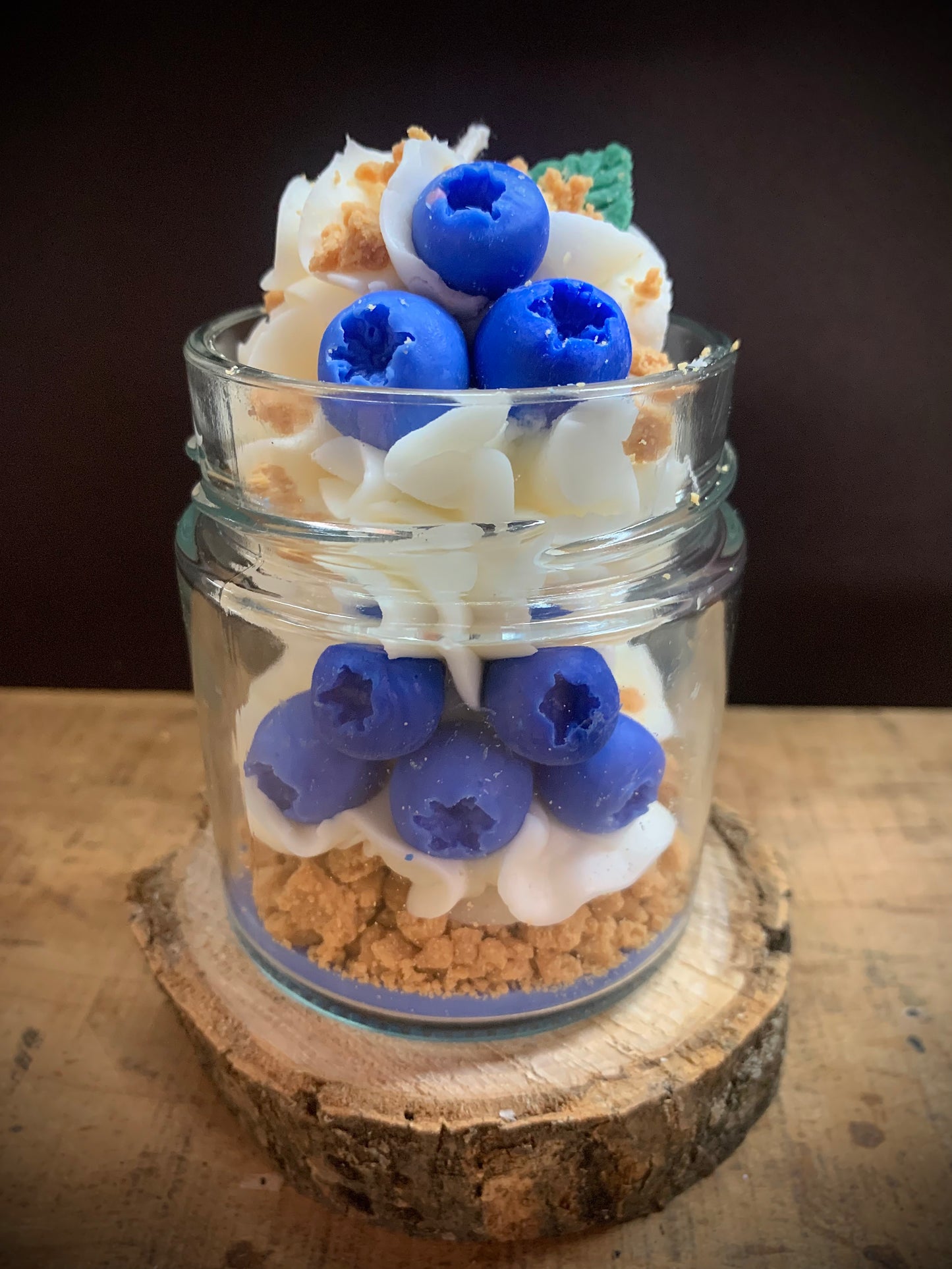TARTE AUX BLEUETS - CHANDELLE DE FANTAISIE