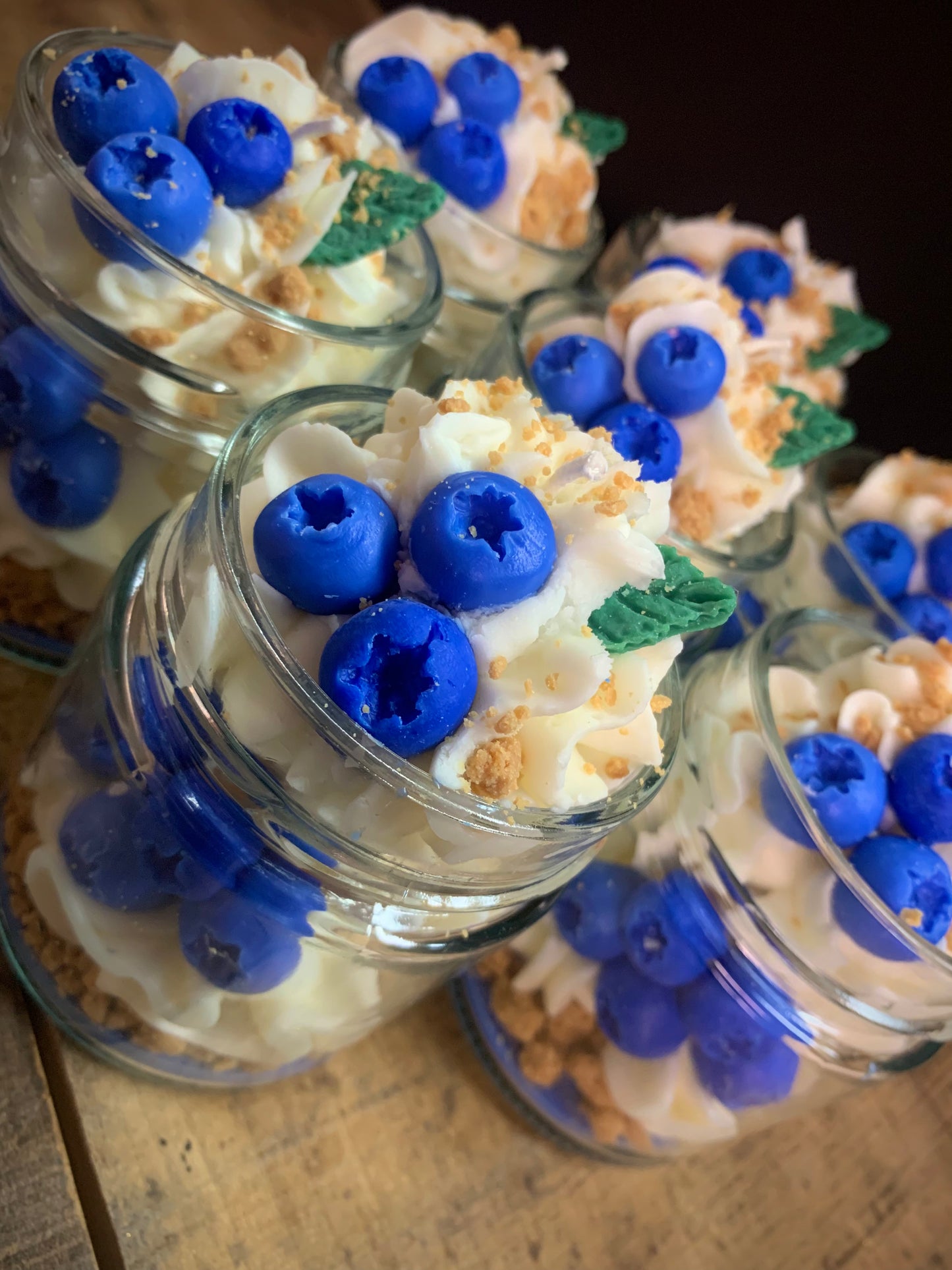TARTE AUX BLEUETS - CHANDELLE DE FANTAISIE