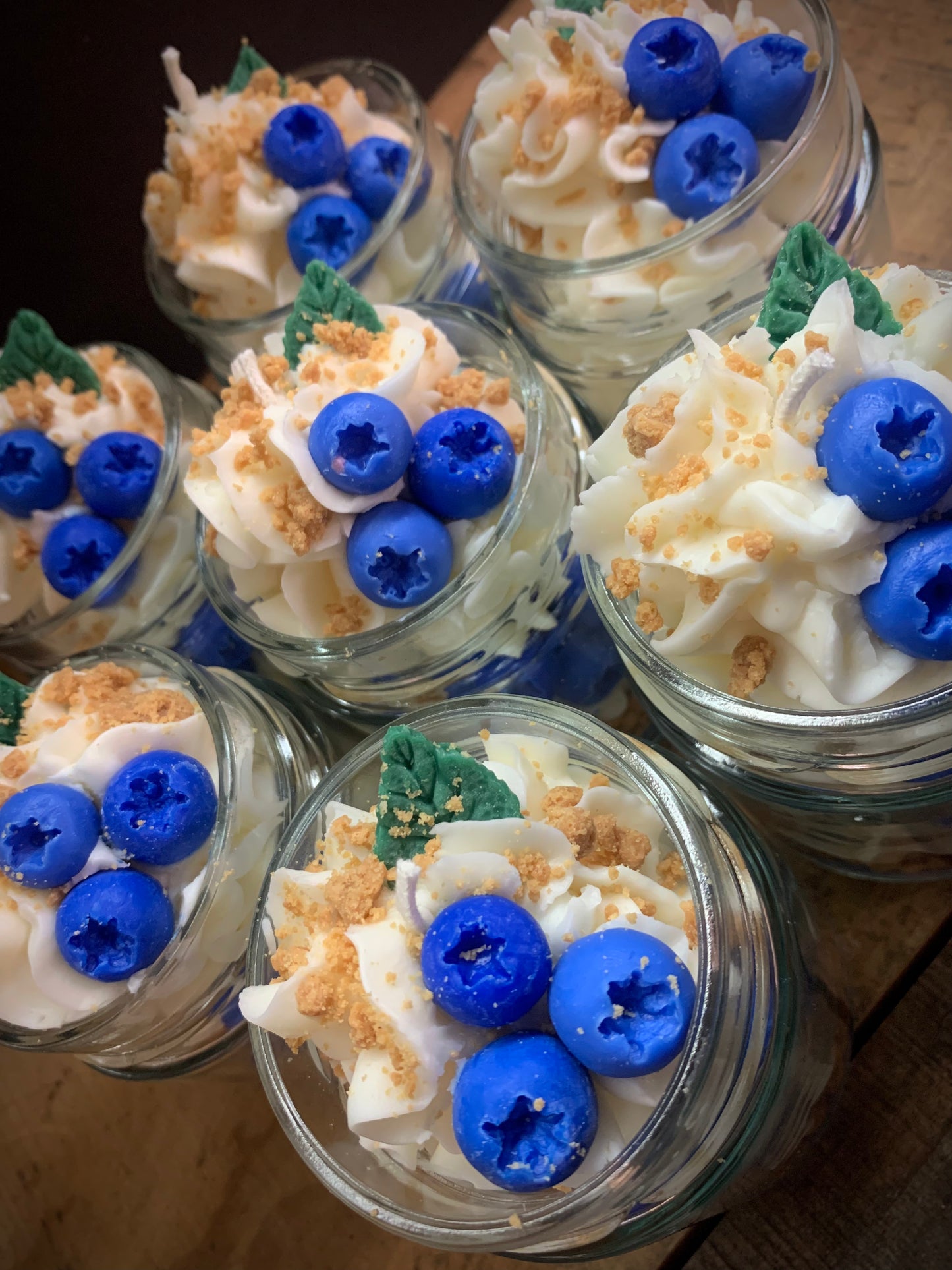 TARTE AUX BLEUETS - CHANDELLE DE FANTAISIE