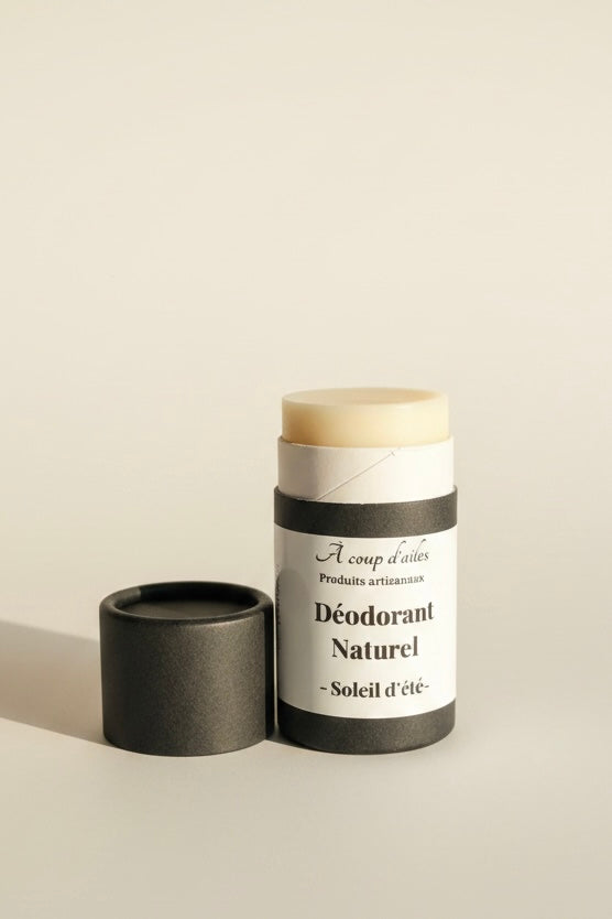 DÉODORANT NATUREL —TUBE ÉCOLOGIQUE — SOLEIL D’ÉTÉ
