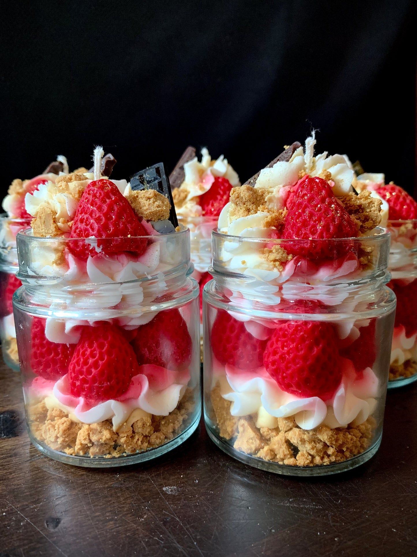 SHORTCAKE AUX FRAISES - CHANDELLE DE FANTAISIE