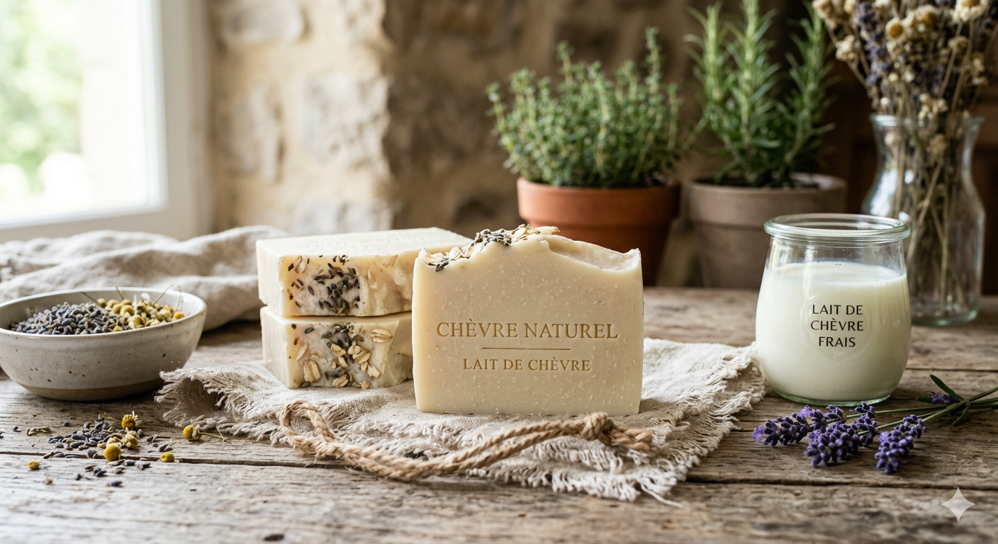 SAVON - LAIT DE CHÈVRE, BRISE D’OCÉAN