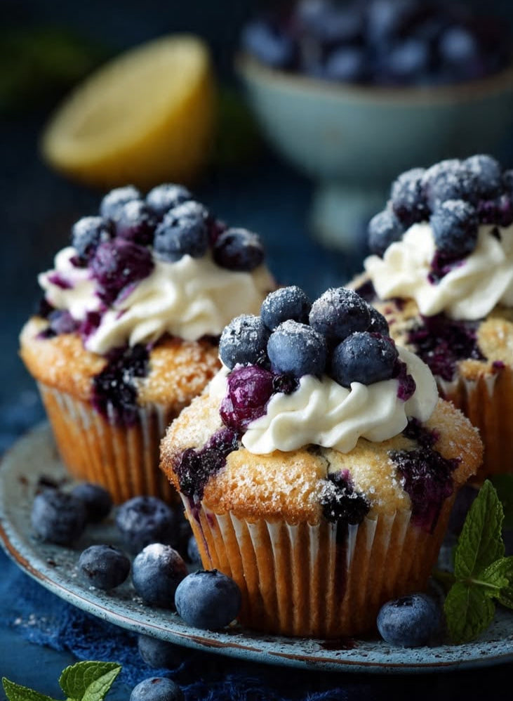 PÂTE MOUSSANTE - MUFFIN AUX BLEUETS