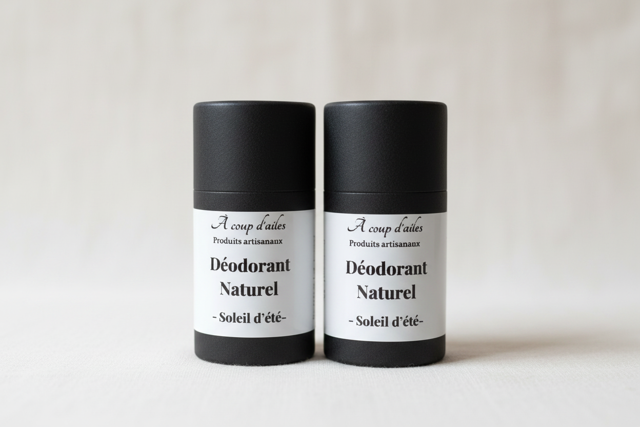 DÉODORANT NATUREL —TUBE ÉCOLOGIQUE — SOLEIL D’ÉTÉ