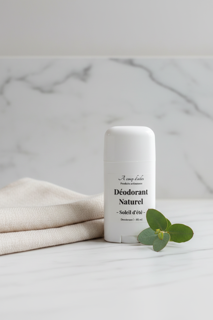 DÉODORANT NATUREL — TUBE PLASTIQUE — SOLEIL D’ÉTÉ
