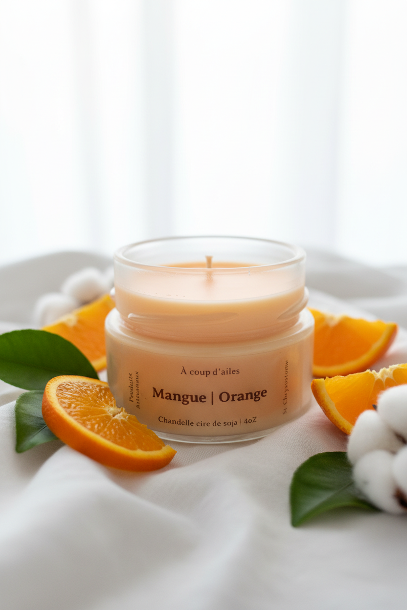 Mangue Orange - ouverte