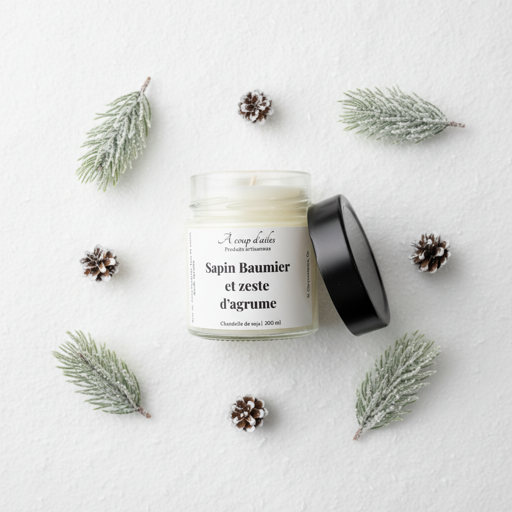 Sapin Baumier - Flat lay hivernal