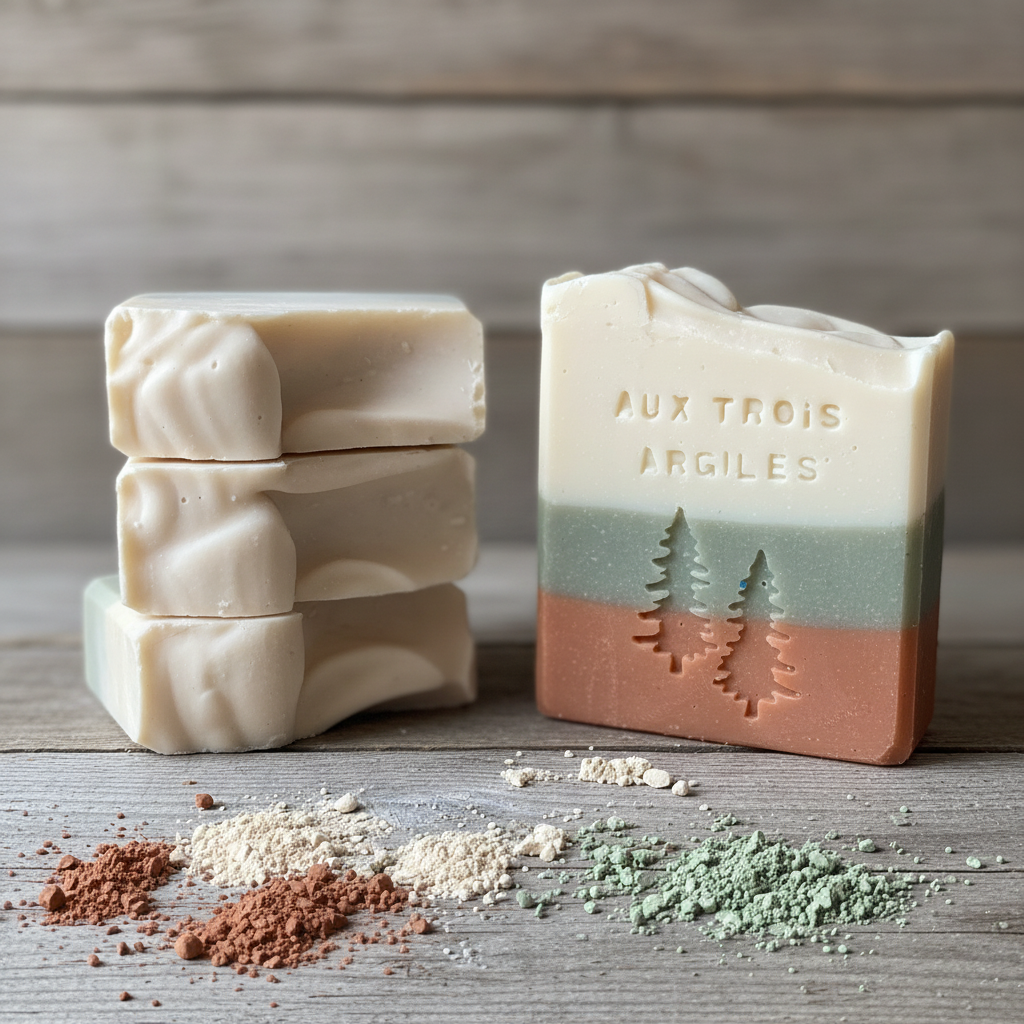 Savon fond bois et argile 1